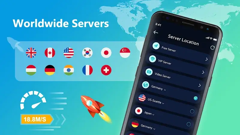 Screenshot 5 di Free VPN Super