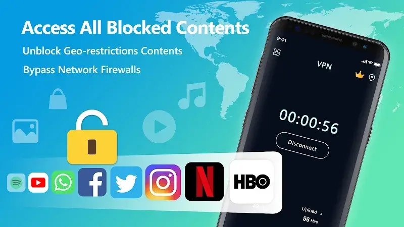Screenshot 2 di Free VPN Super