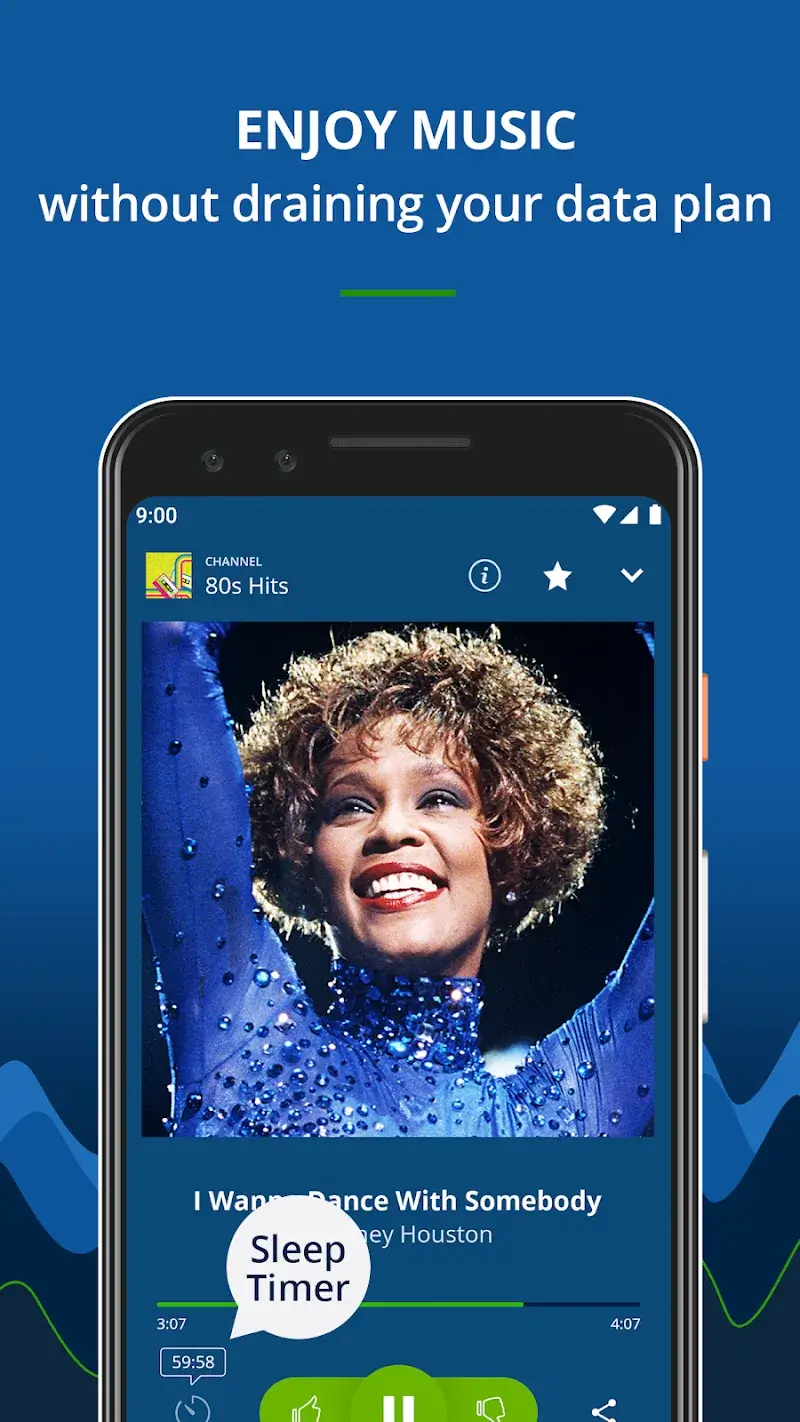 Tangkapan layar RadioTunes 4