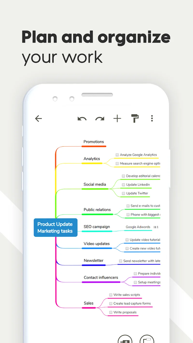 Captura de pantalla de Mindomo 5