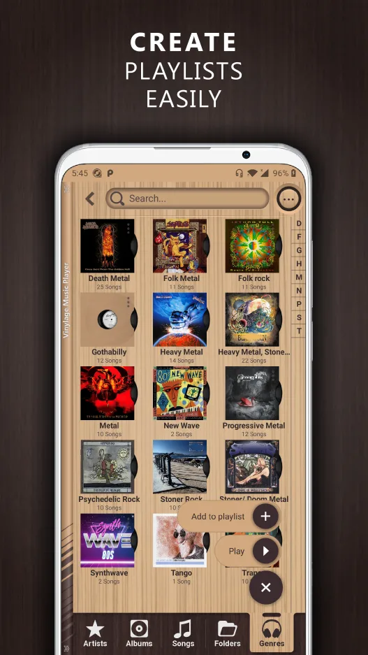 Capture d'écran Vinylage Audio Player 3