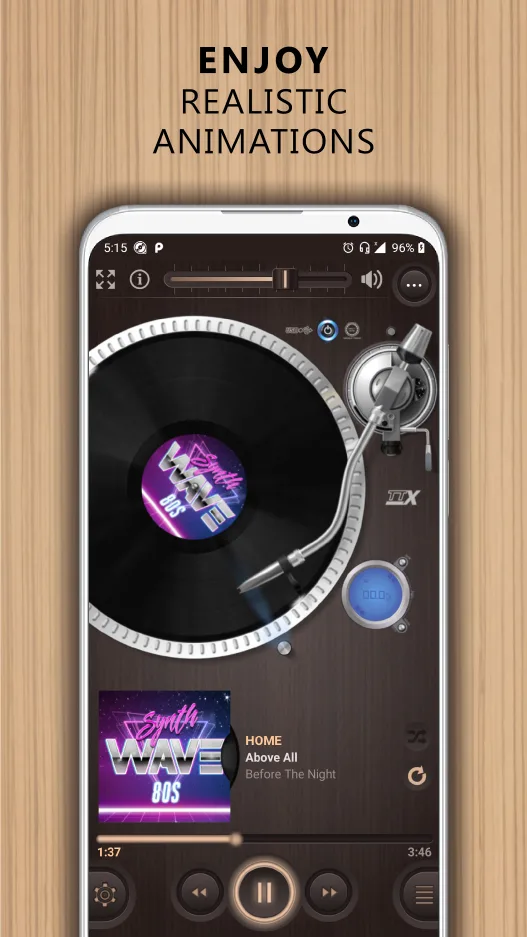 Capture d'écran Audio Player Vinyl Tones 2