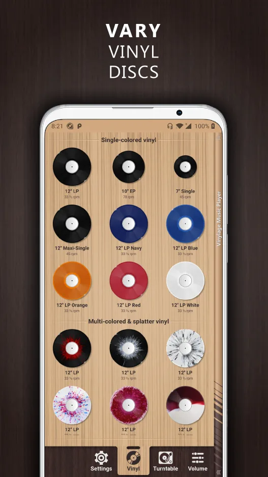 Capture d'écran Vinylage Audio Player 5