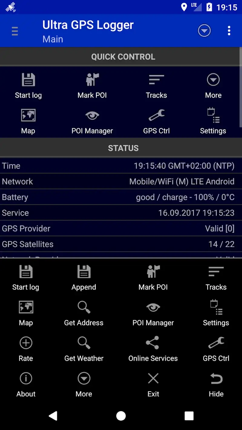 Ultra GPS Logger v3.208 APK - Screenshot 2