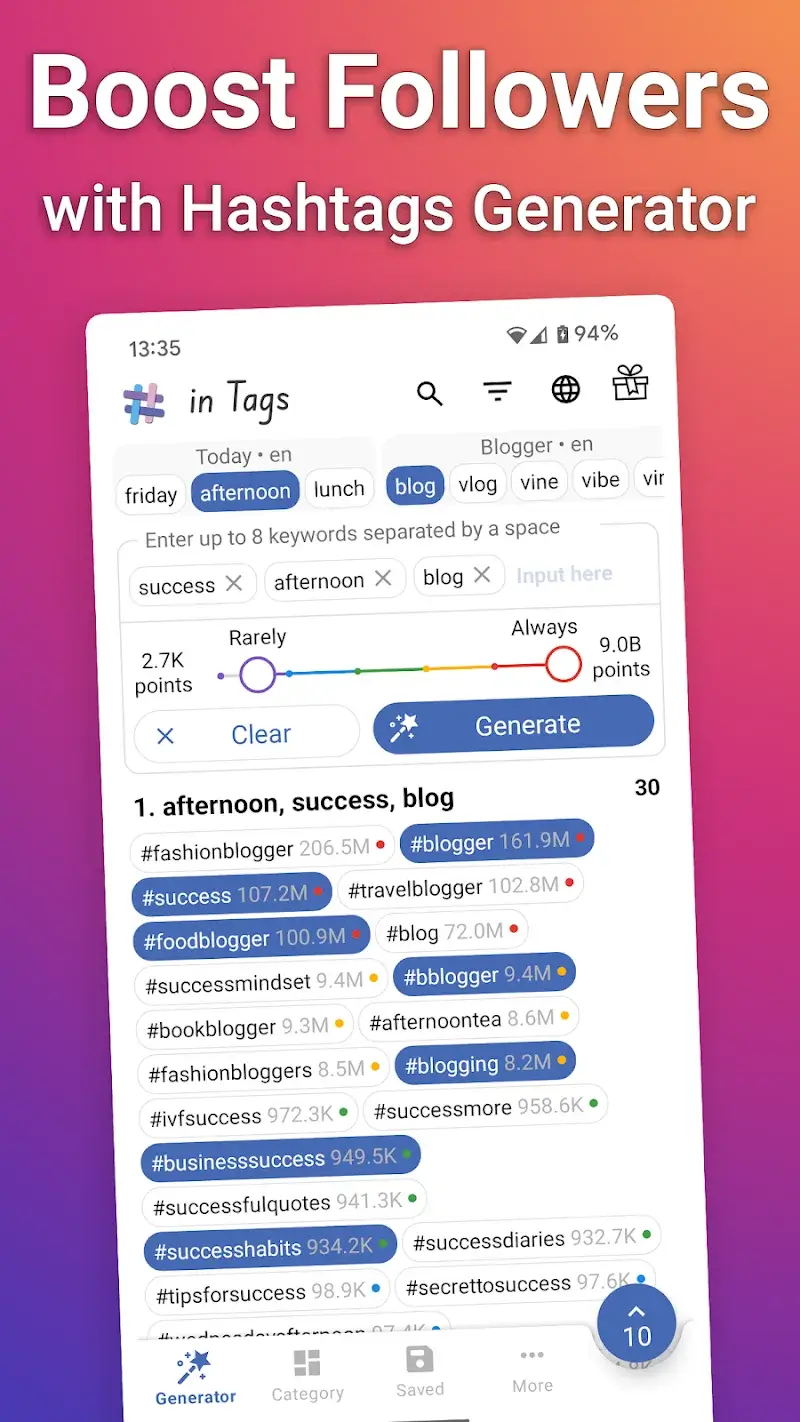 in Tags screenshot 2