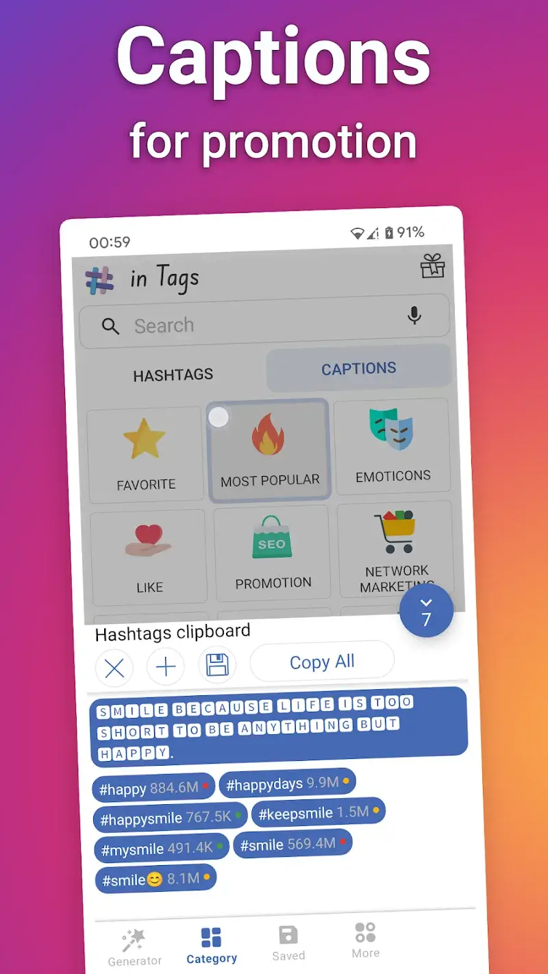in Tags screenshot 3