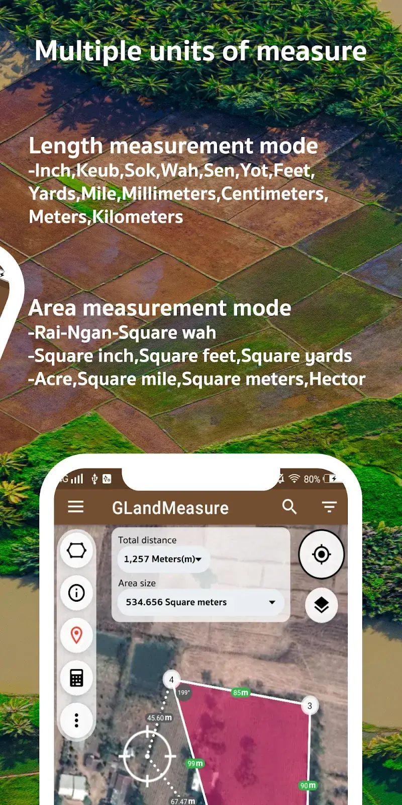 GLand Measure screenshot 2