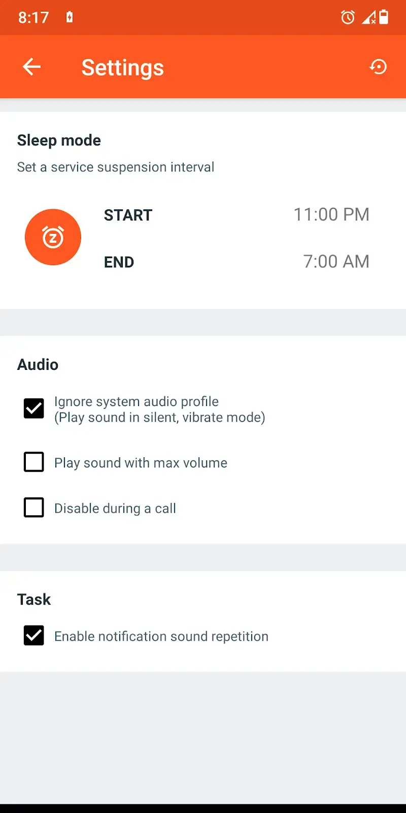 Screenshot Notifikasi Suara Baterai 6