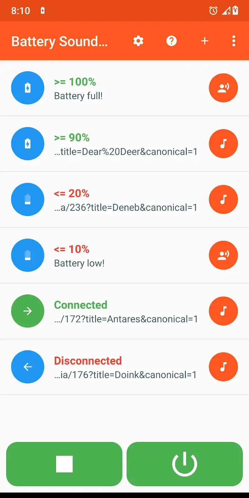 Screenshot Notifikasi Suara Baterai 1