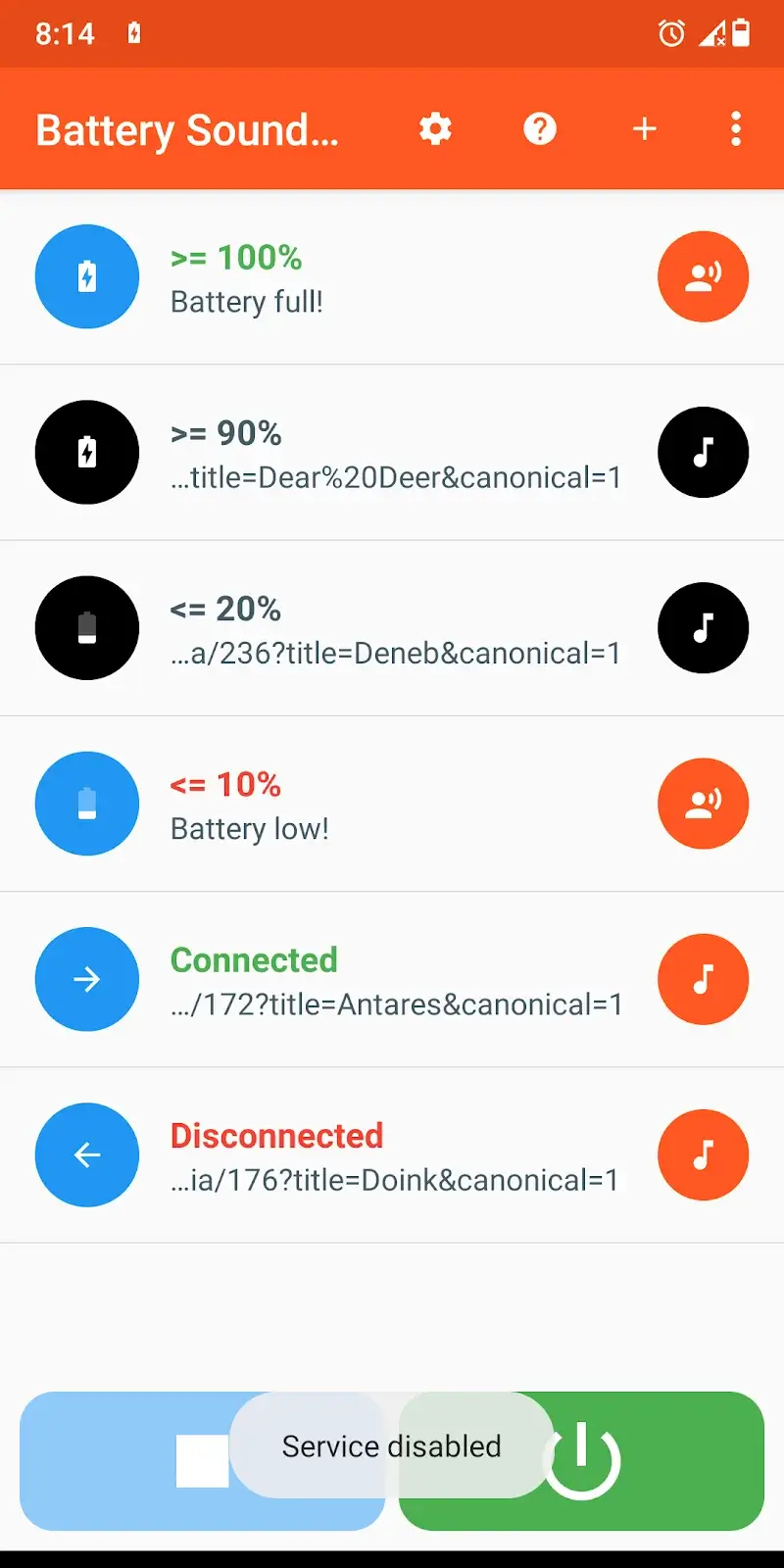 Screenshot Notifikasi Suara Baterai 4