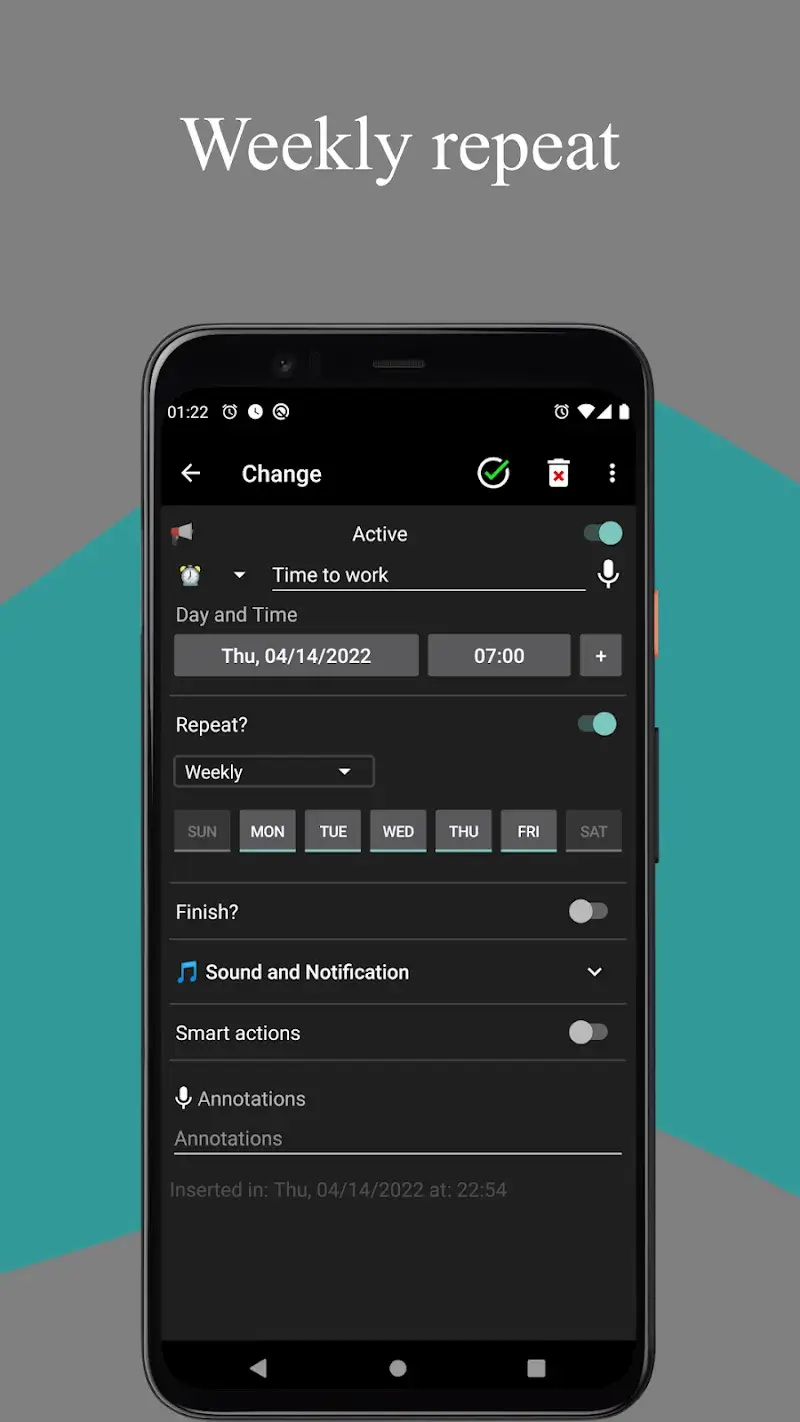 Alarm And Pill Reminder Screenshot 3