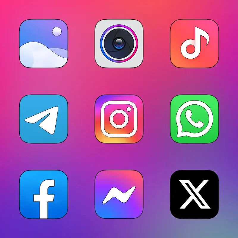 MIUI HD - Icon Pack Tangkapan Layar 2