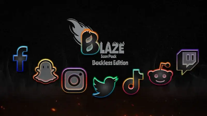 Blaze Backless Icon Pack screenshot 2