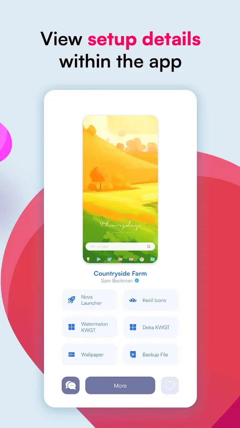 Capture d'écran 2 de Palette: Home Screen Setups