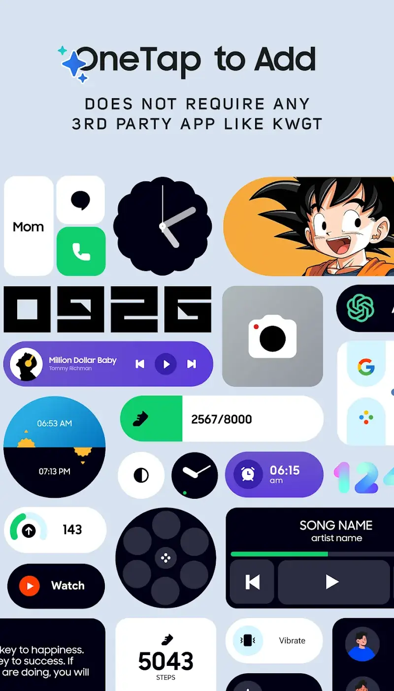 One UI Widgets screenshot 5