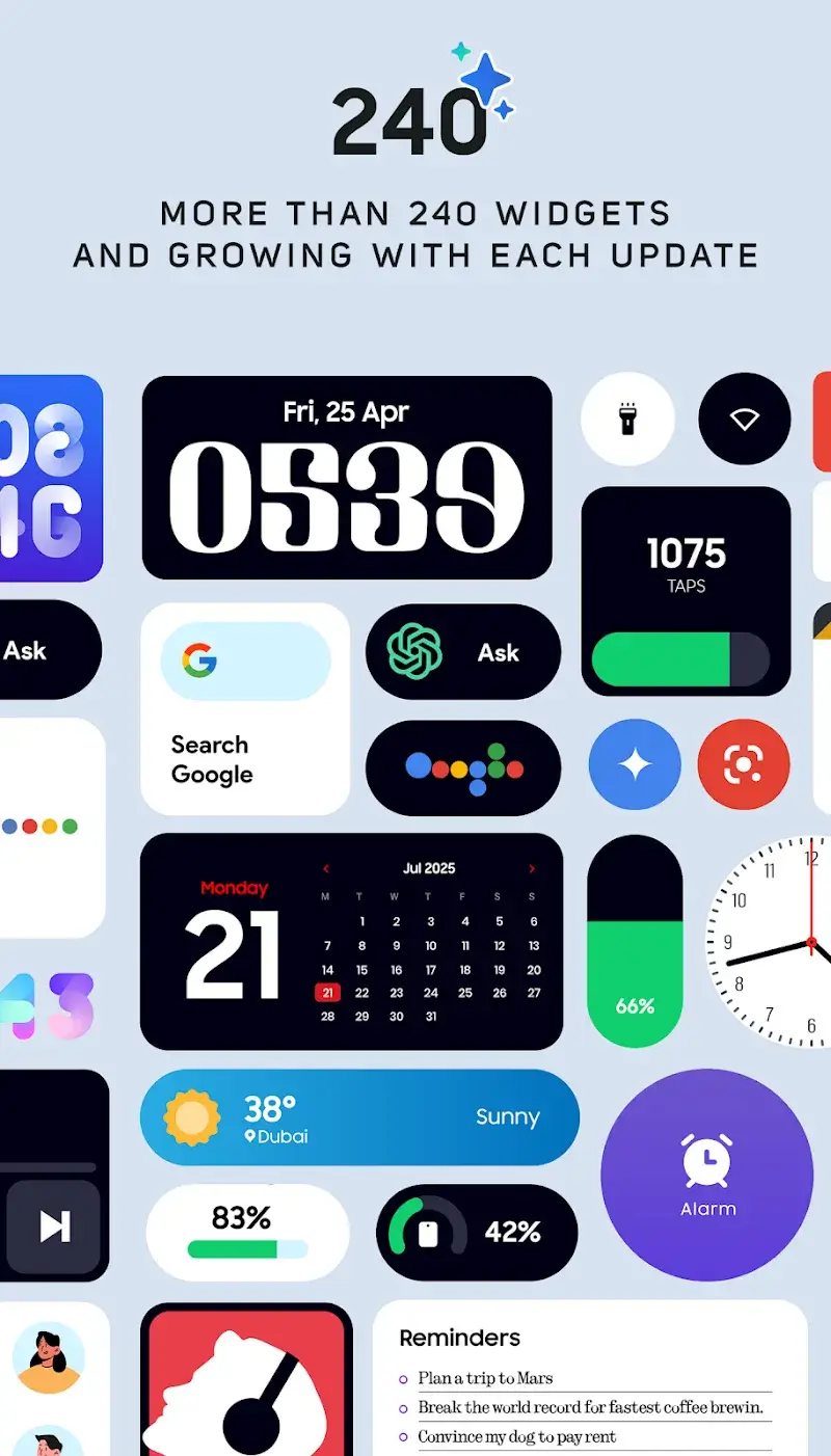 One UI Widgets screenshot 3