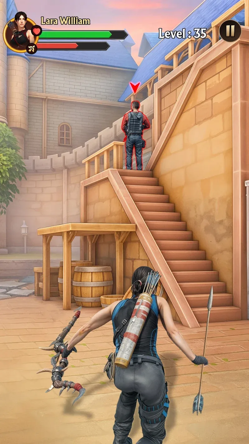 Captura de Pantalla de Archer Assassin Shooting 2