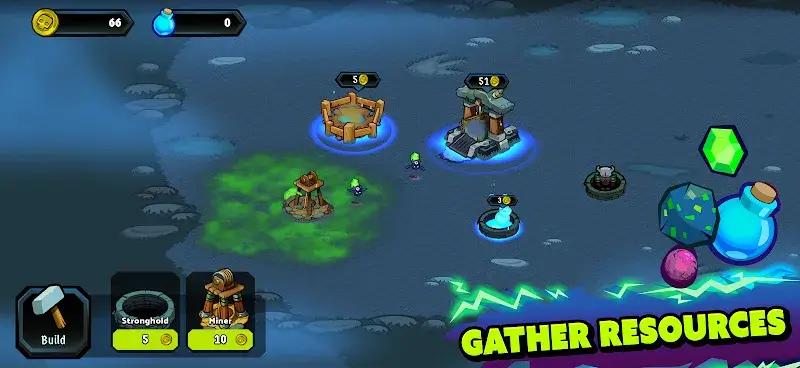 Tangkapan layar Skeleton Wars 1