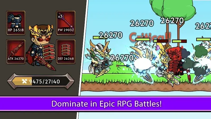 Knight Hero 2 Revenge idle RPG screenshot 4