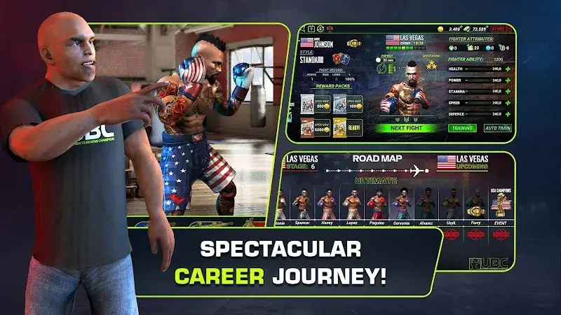 ภาพหน้าจอ Ultimate Boxing Champion 4