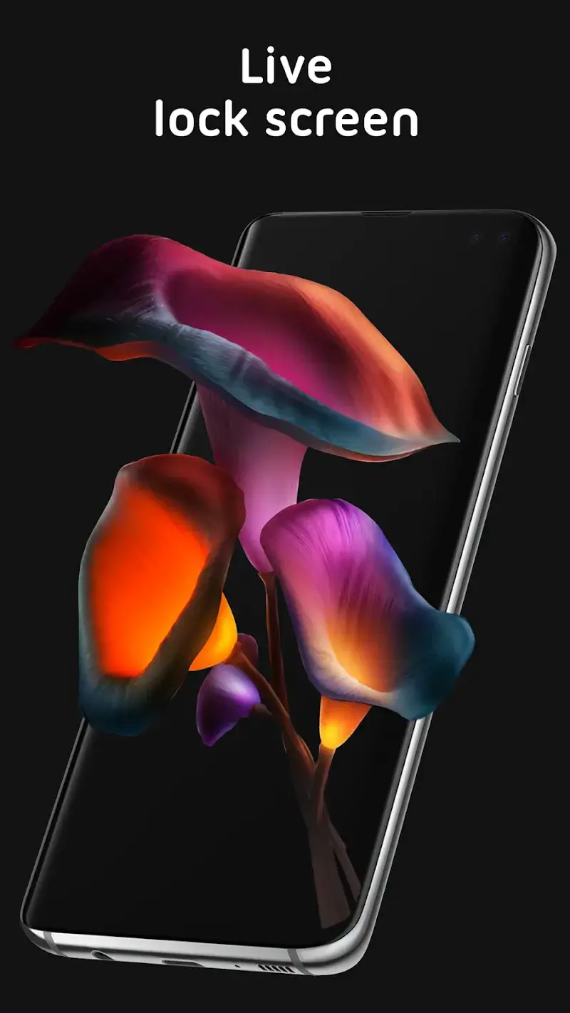 Capture d'écran 3 de Pixel 4D Live Wallpapers
