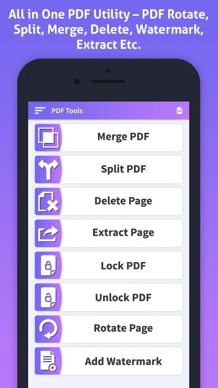 Tangkapan layar PDF Utility 2