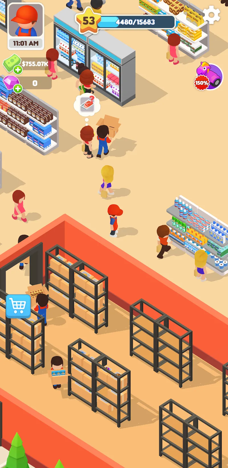 Capture d'écran de gameplay 5 de My Supermarket!