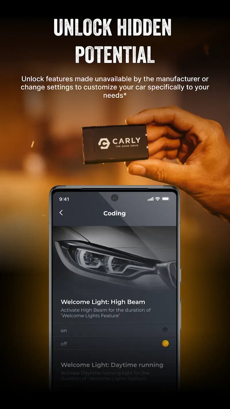 Captura de pantalla de Carly OBD2 v6