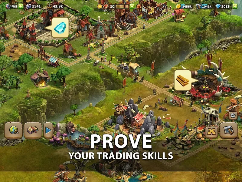 Elvenar Screenshot 4: Immergiti nei paesaggi magici di Elvenar