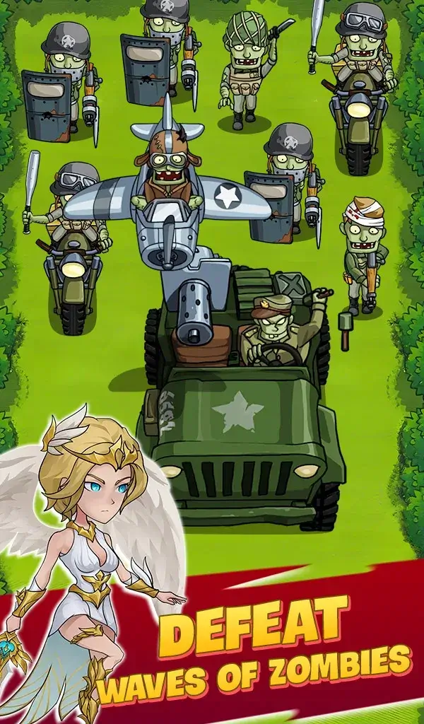 Zombie War Idle Defense screenshot 4