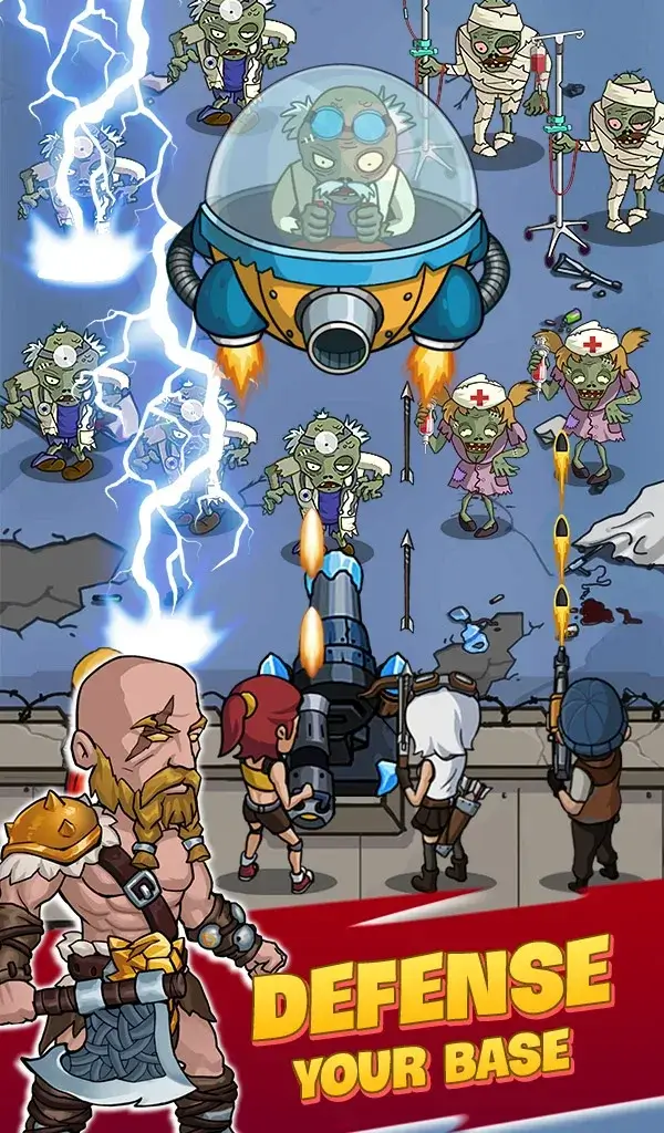 Zombie War Idle Defense screenshot 5