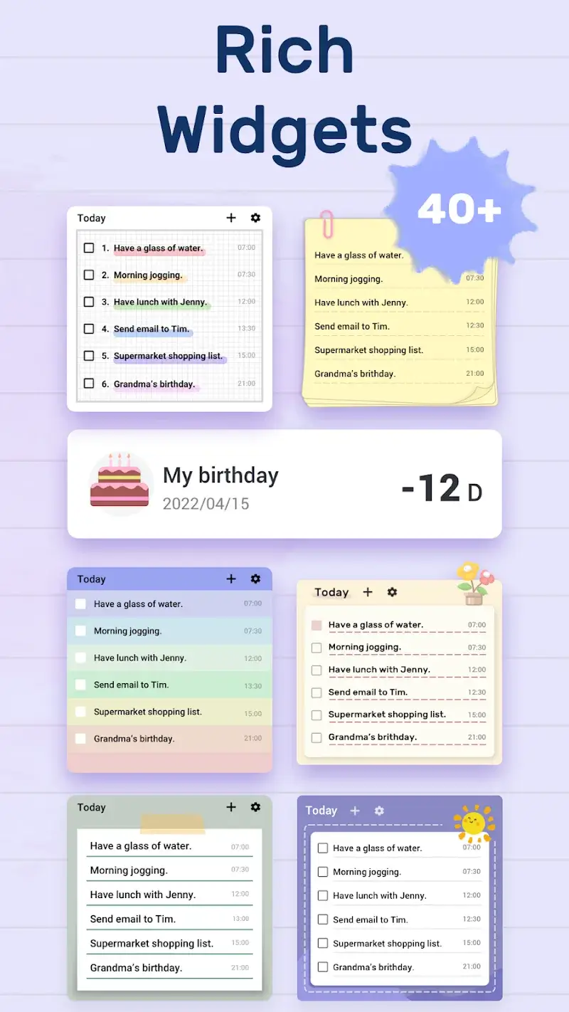 Captura de tela 3 do APK de To-Do List v1.03.39.0929