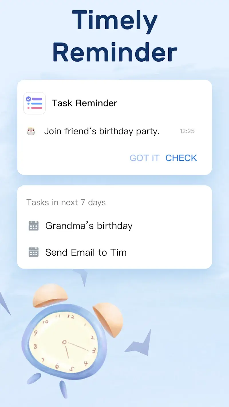 Captura de tela 2 do APK de To-Do List v1.03.39.0929