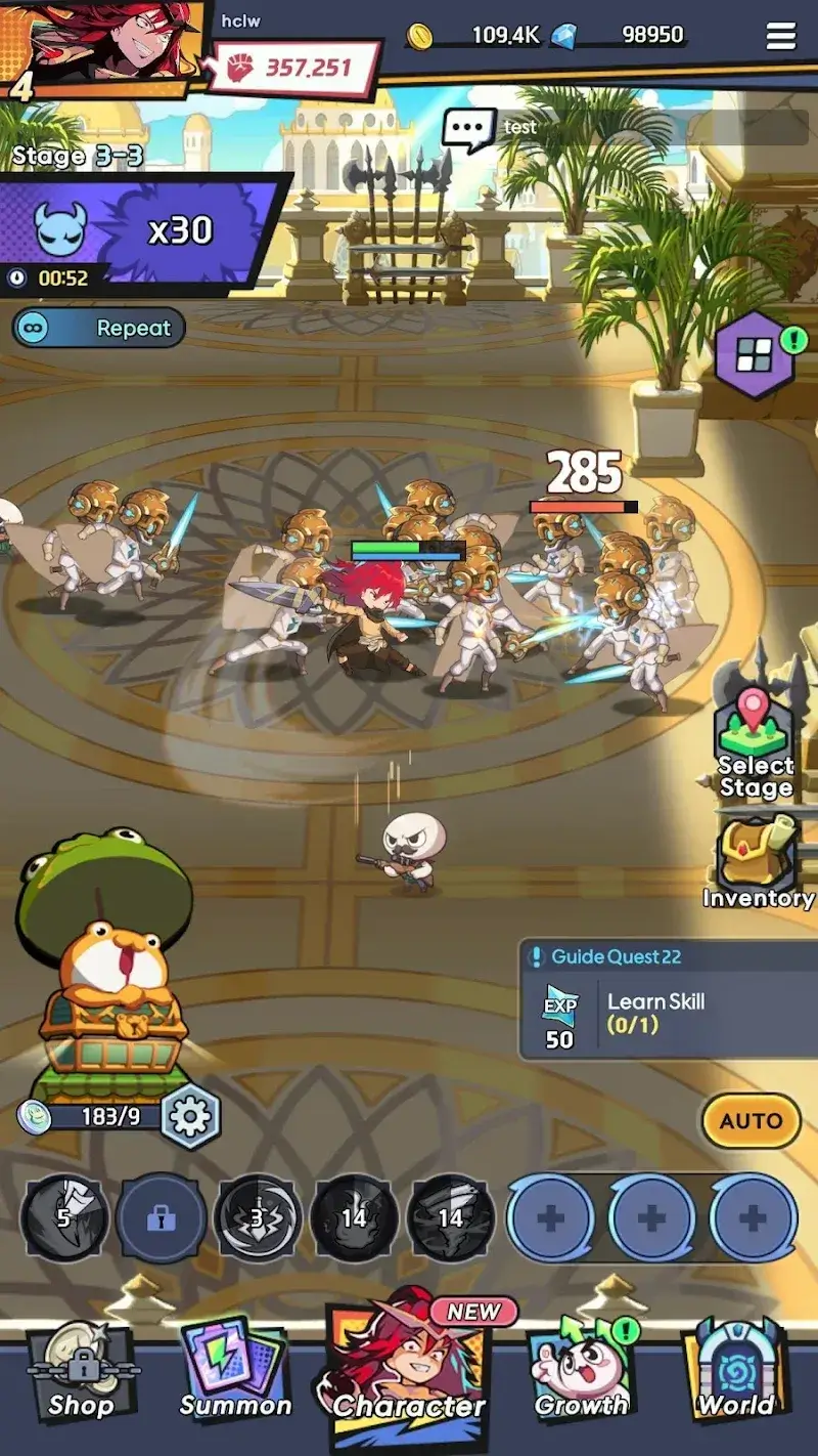 Tangkapan layar Hardcore Leveling Warrior 1