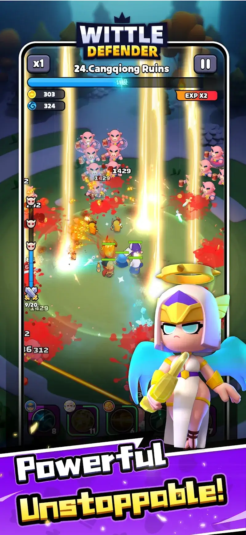 Wittle Defender - Screenshot 2