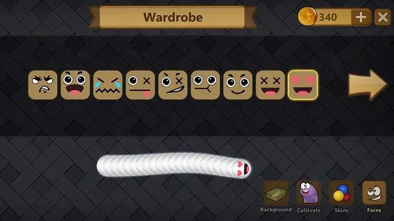 Capture d'écran du gameplay de Snake Lite 5
