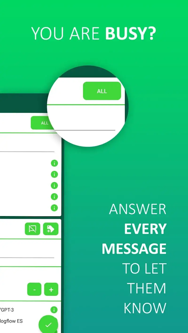 Ảnh chụp màn hình AutoResponder for WhatsApp 2