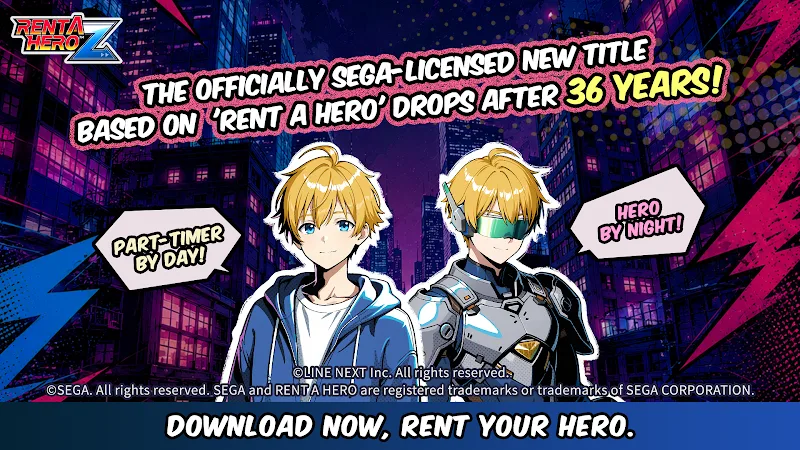 RENT A HERO Z - Tangkapan Layar 1