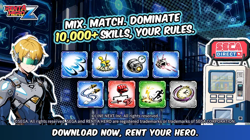 RENT A HERO Z - Tangkapan Layar 2