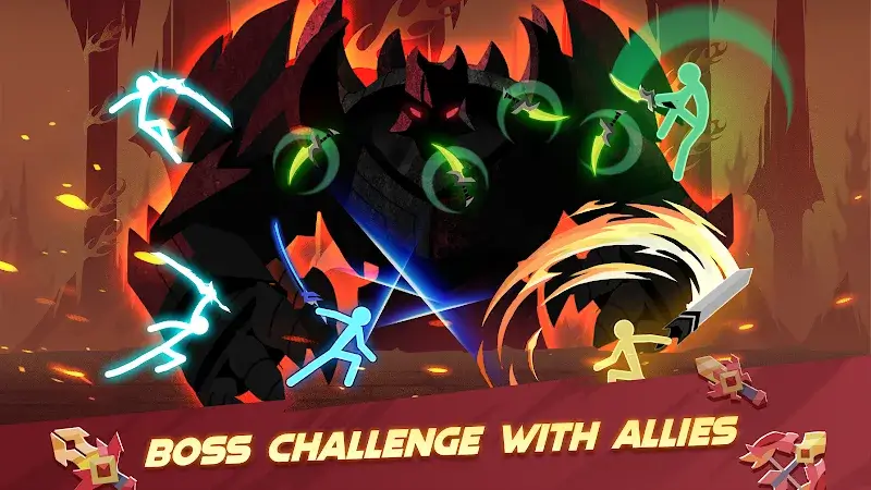 Stickman vs Monster: Idle RPG ekran görüntüsü 3