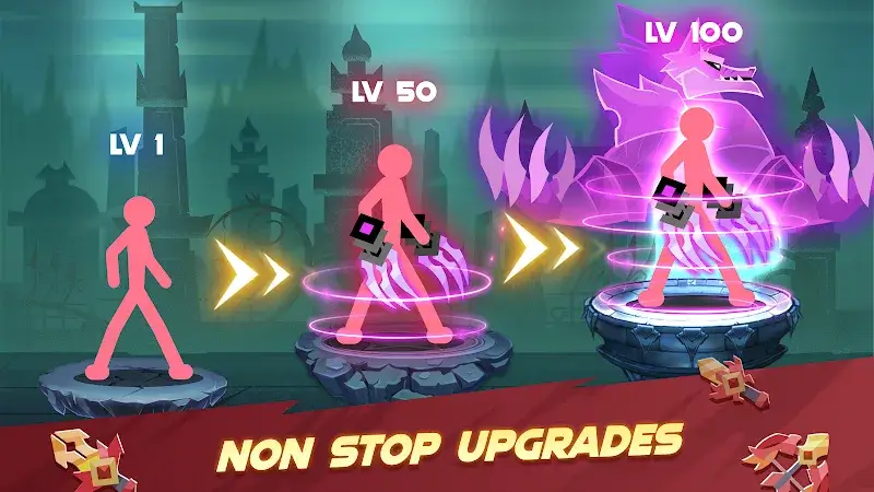 Stickman vs Monster: Idle RPG ekran görüntüsü 5