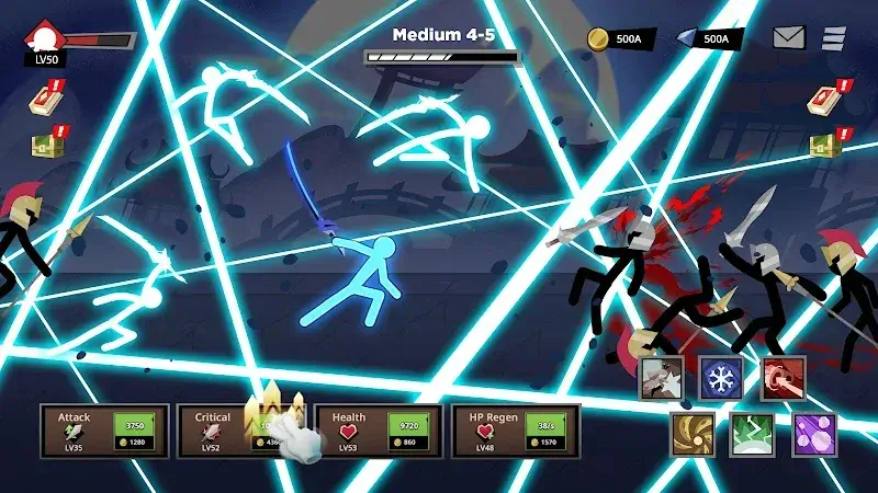 Stickman vs Monster: Idle RPG ekran görüntüsü 2