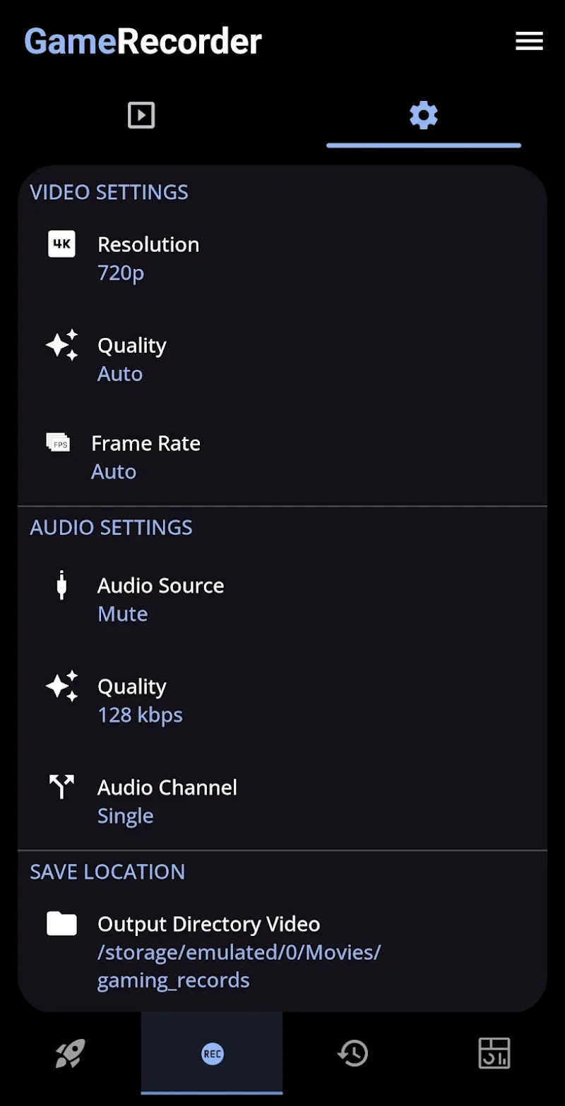 Tangkapan layar Game Mode 5