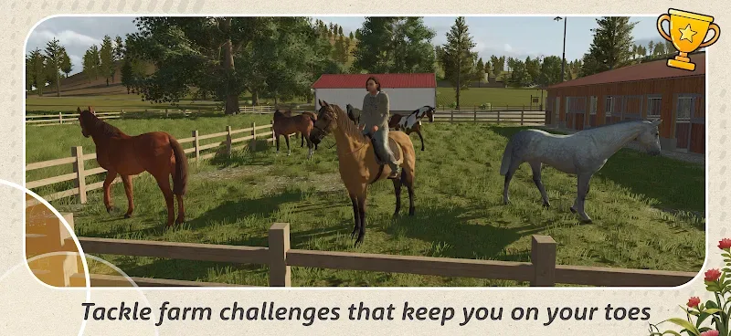 Captura de tela da jogabilidade de Farming Simulator 26 Mobile 1