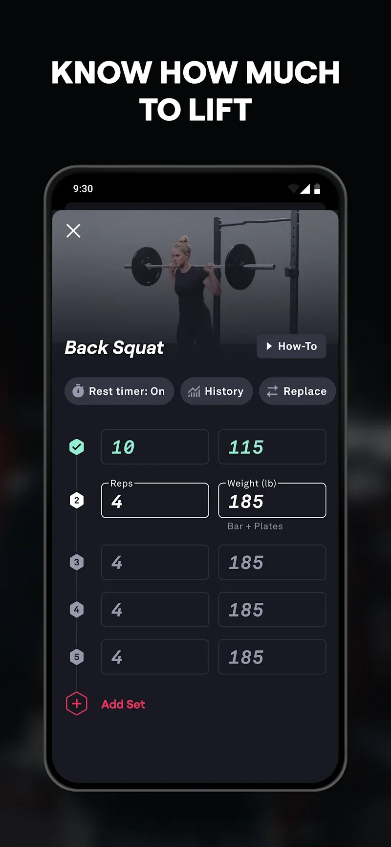 Fitbod capture d'écran 4