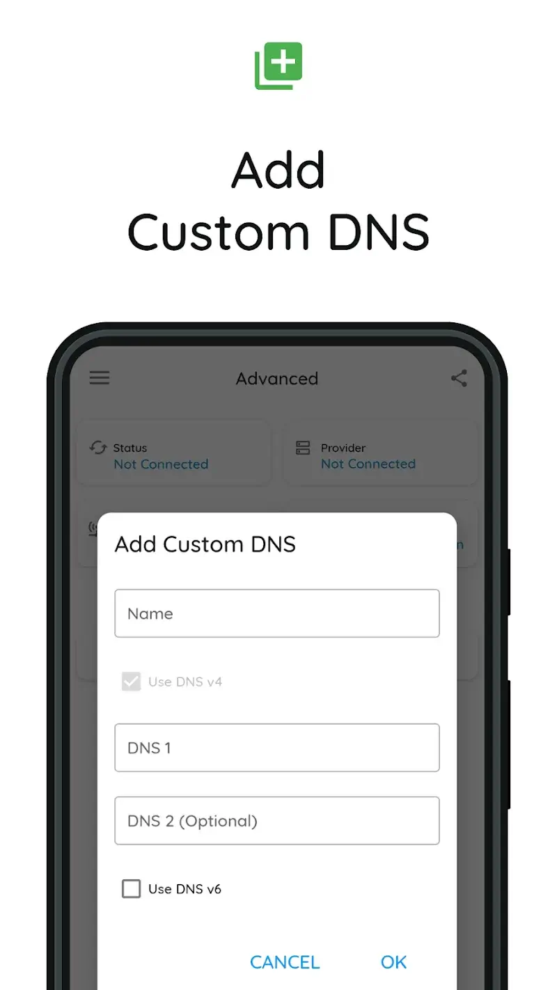 Captura de pantalla de DNS Changer 4