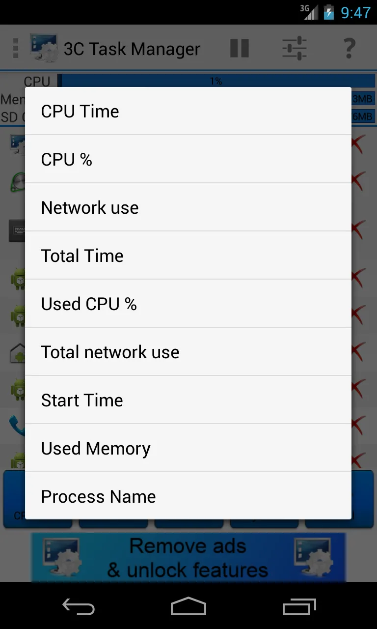 3C Task Manager - Captura de tela 6