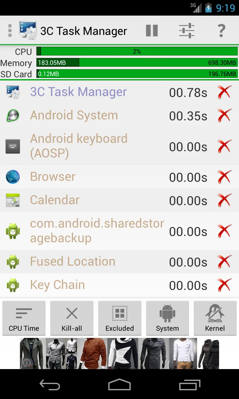 3C Task Manager - Captura de tela 3
