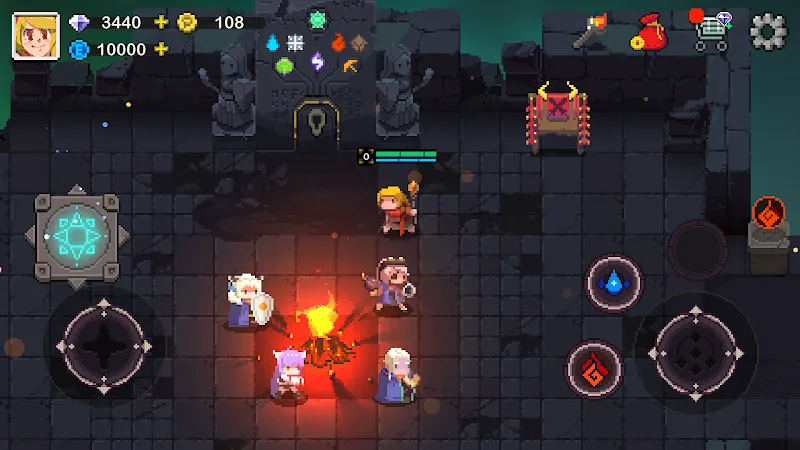 Elemental Dungeon: Roguelike Ekran Görüntüsü 1