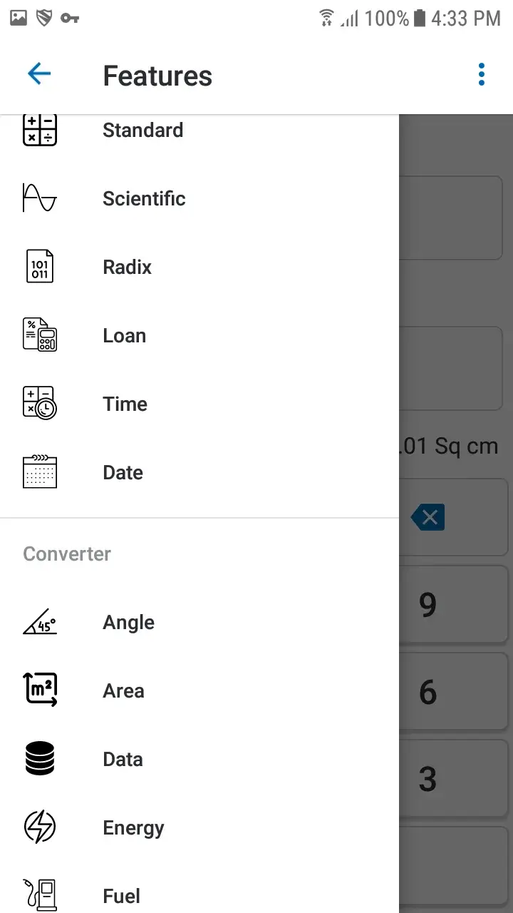 Tangkapan layar NT Calculator 6